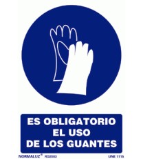 Imagen de Obligatorio el uso de guantes