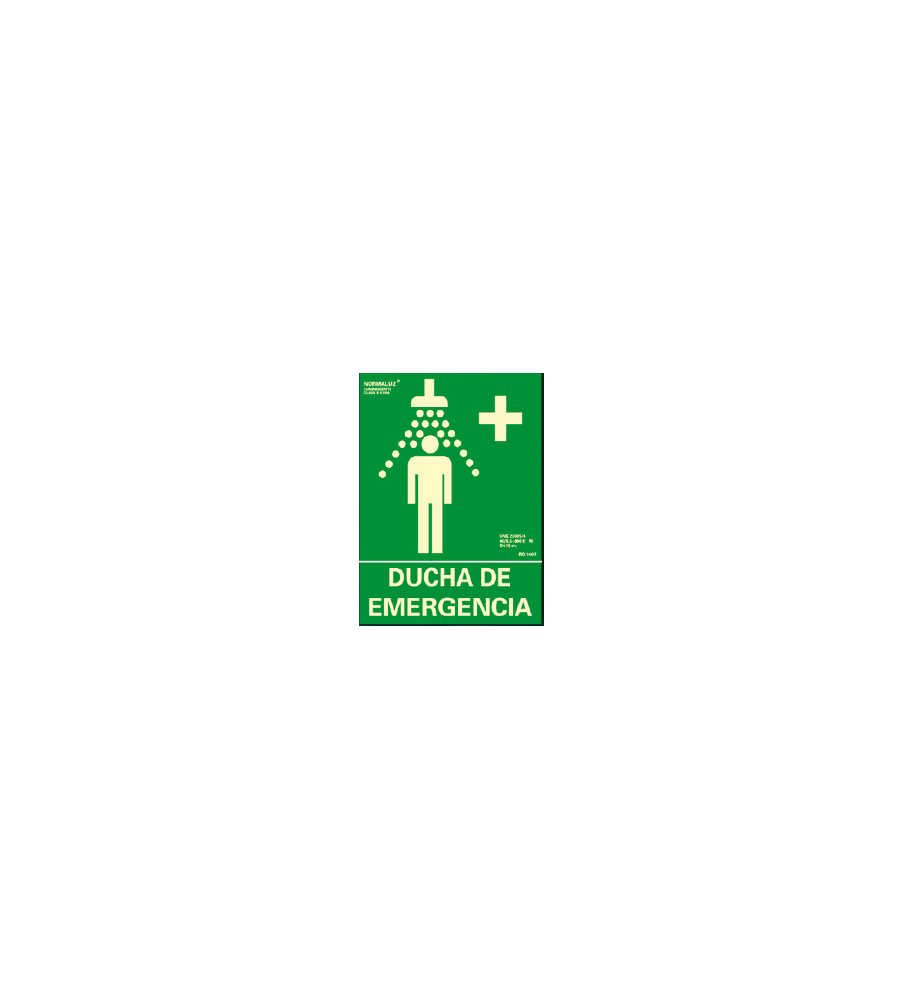 Imágenes Señales ducha de emergencia