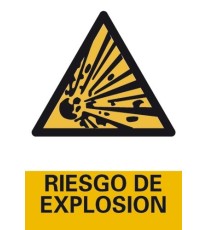 Producto Señal Riesgo de Explosión