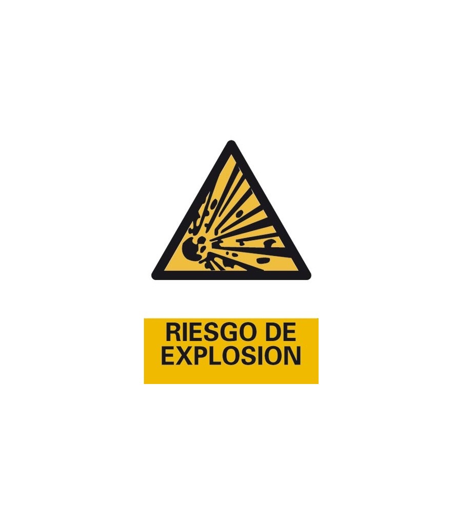 Imágenes Señal Riesgo de Explosión