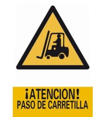 Producto Señal ¡Atención! Paso de Carretilla