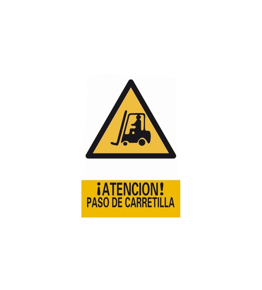 Imágenes Señal ¡Atención! Paso de Carretilla