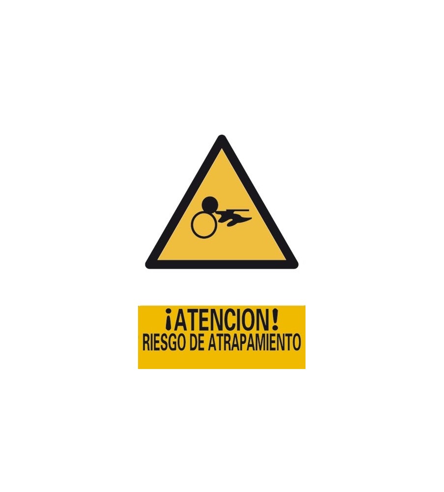 Imágenes Señal ¡Atención! Riesgo de Atrapamiento