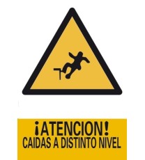 Producto Señal ¡Atención! Caídas a distinto nivel