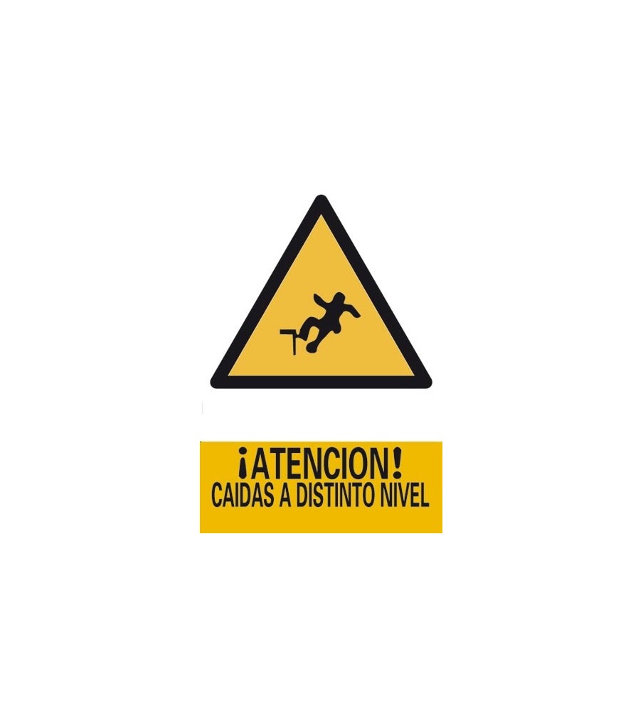 Imágenes Señal ¡Atención! Caídas a distinto nivel