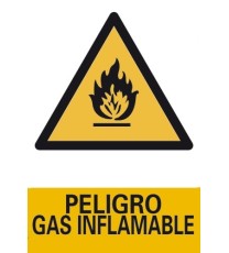 Producto Señal Peligro Gas Inflamable