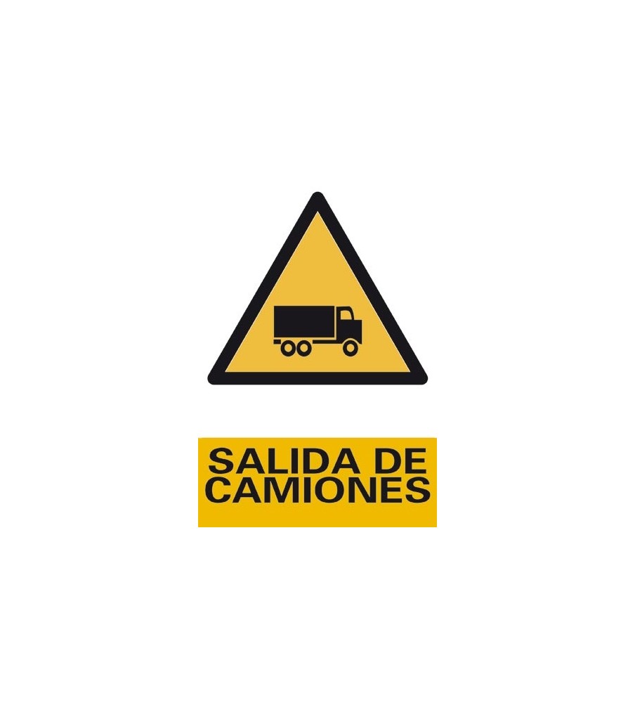 Imágenes Señal Salida de Camiones