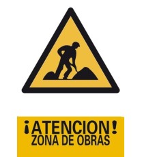 Producto Señal ¡Atención! Zona de Obras