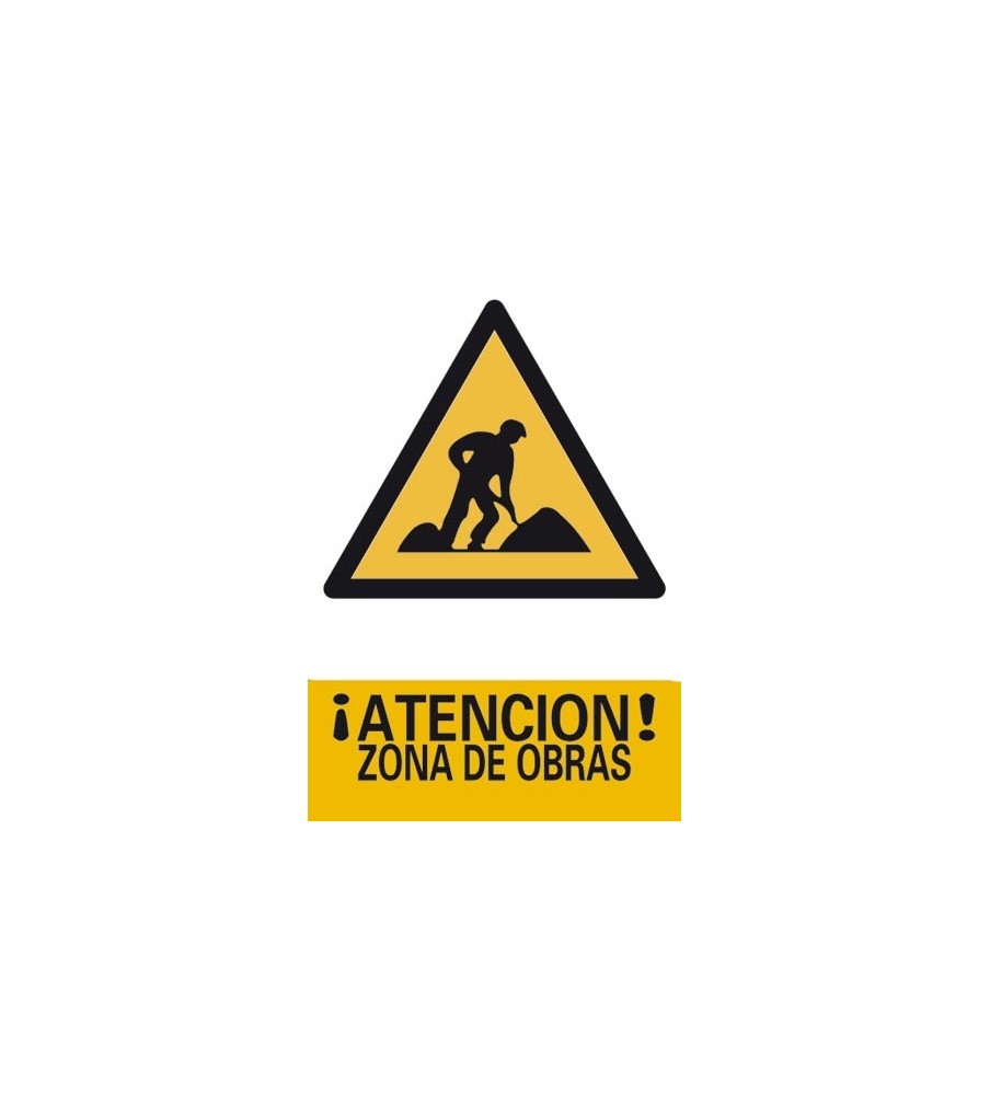 Imágenes Señal ¡Atención! Zona de Obras