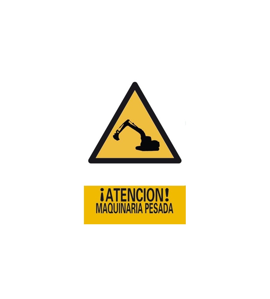 Imágenes Señal ¡Atención! Maquinaria Pesada