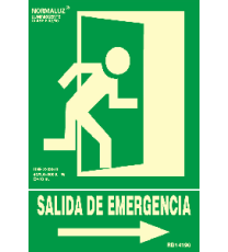 Producto Señal Salida de emergencia derecha