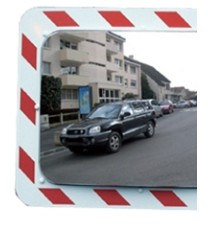 Producto Espejos de seguridad vial, acero inox. 