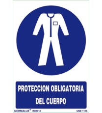 Producto Señal proteccion obligatoria del cuerpo