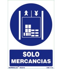 Producto Señal solo mercancias
