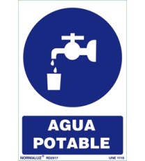 Producto Señal agua potable