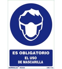 Producto Señal es obligatorio el uso de mascarilla