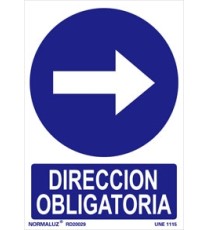 Producto Señal dirección obligatoria
