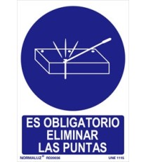 Producto Señal es obligatorio eliminar las puntas