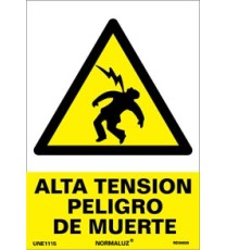 Producto Señal alta tension peligro de muerte