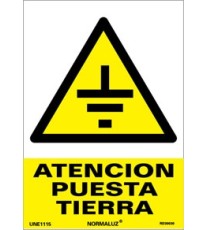 Producto Señal atencion puesta tierra