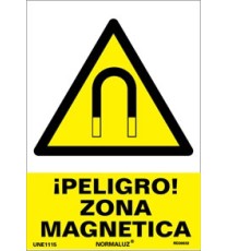 Producto Señal peligro zona magnetica