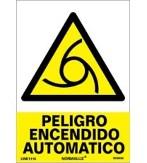 Producto Señal peligro encendido automatico