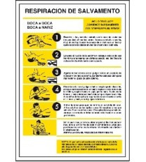 Producto Señal respiración de salvamento