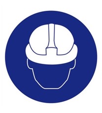 Producto Señal adhesiva uso obligatorio de casco