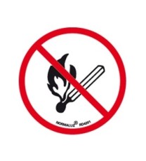 Producto Señal adhesiva prohibido encender fuego