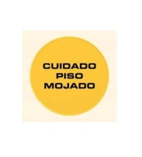 Producto Señal para panel piramidal. Cuidado piso mojado