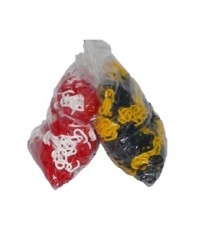 Producto Cadena plastica Blanca/Roja