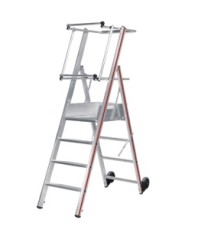Producto Escalera plataforma con fijación guardacuerpo