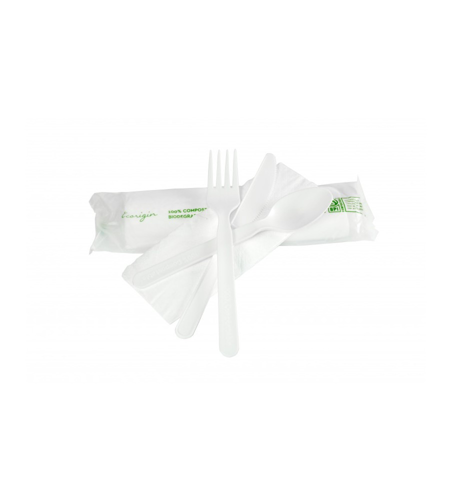 Foto Set de Cubiertos Biodegradables