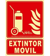 Producto Señal extintor móvil...