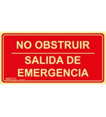 Producto Señal No Obstruir Salida de...