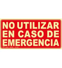 Producto Señal No Utilizar en caso...