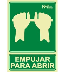 Producto Señal Empujar para Abrir...