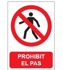 Fotografía Señal Prohibido el paso