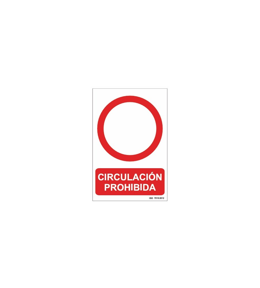 Imágenes señal circulación prohibida